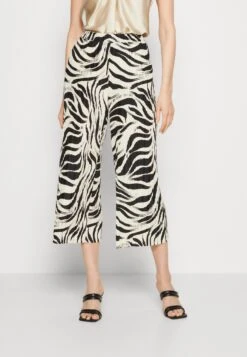 Anna Field Pantalones - Black/Off-White