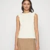 Anna Field Camiseta Básica - Off White 1 Anna Field Camiseta Básica - Off White -Anna Field 1d96f1f687b44d07b8c5e25b98e180c9