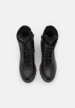 Anna Field Leather Winter Bootie - Botas Para La Nieve - Black -Anna Field 1f7766b6380b43249c97d206d76344de