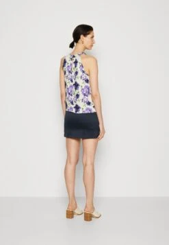 Anna Field Top - White/Blue -Anna Field 2bc852d6bc2a41d5b45fe3cf210ad94e