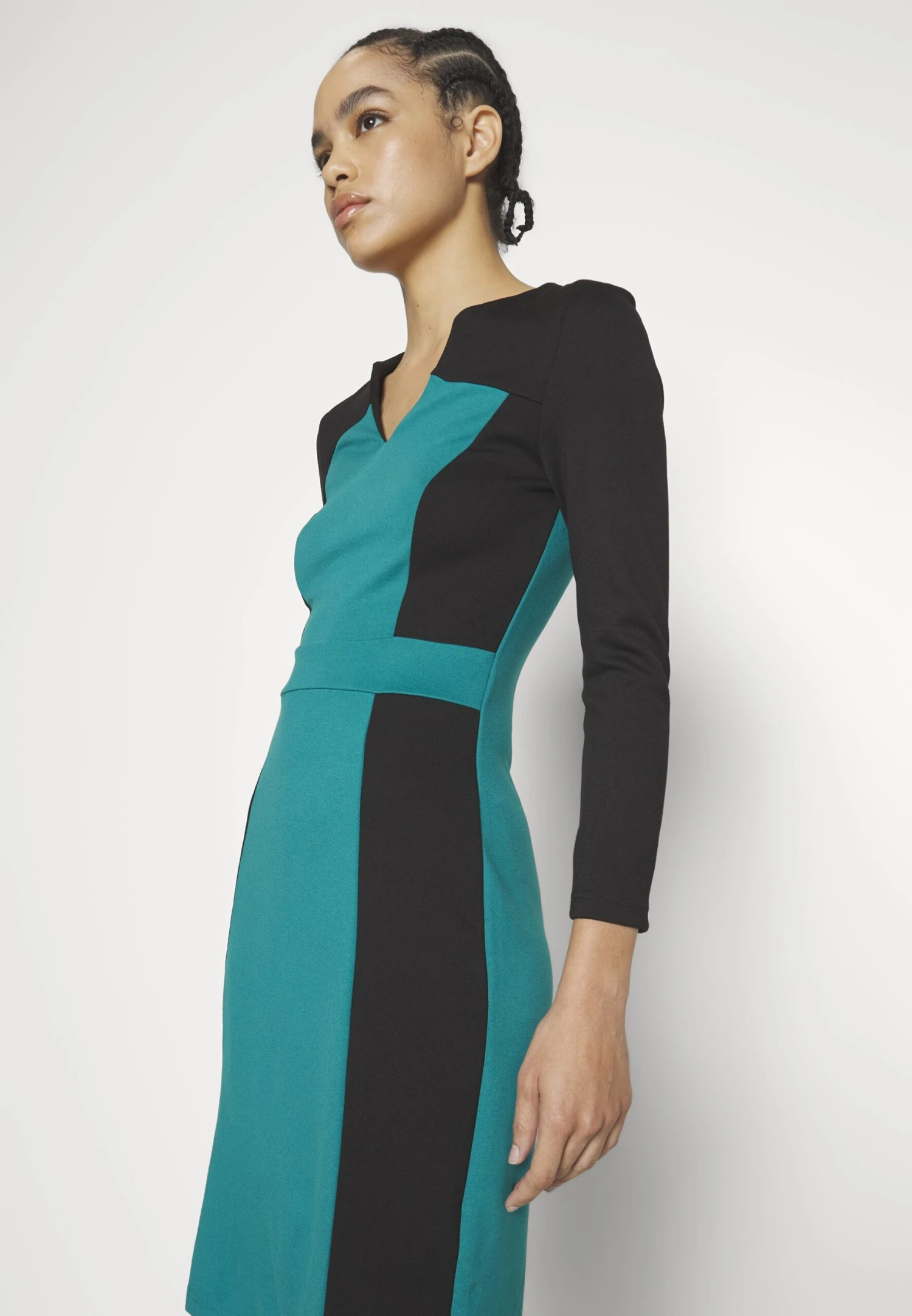 Anna Field Vestido Ligero - Black/Dark Green 8 Anna Field Vestido Ligero - Black/Dark Green - Imagen 6