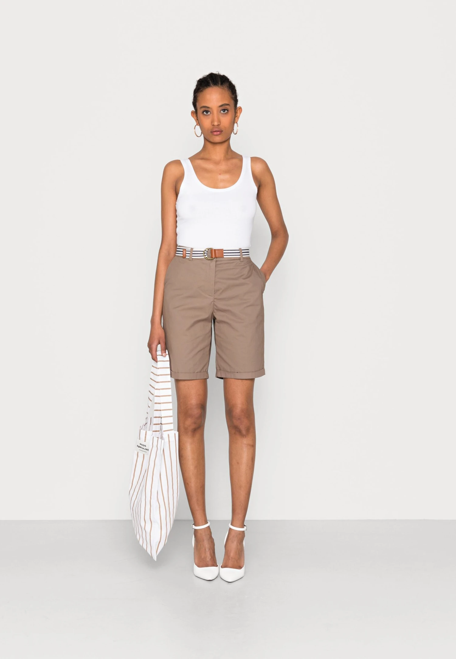 Anna Field Shorts - Taupe 4 Anna Field Shorts - Taupe - Imagen 2