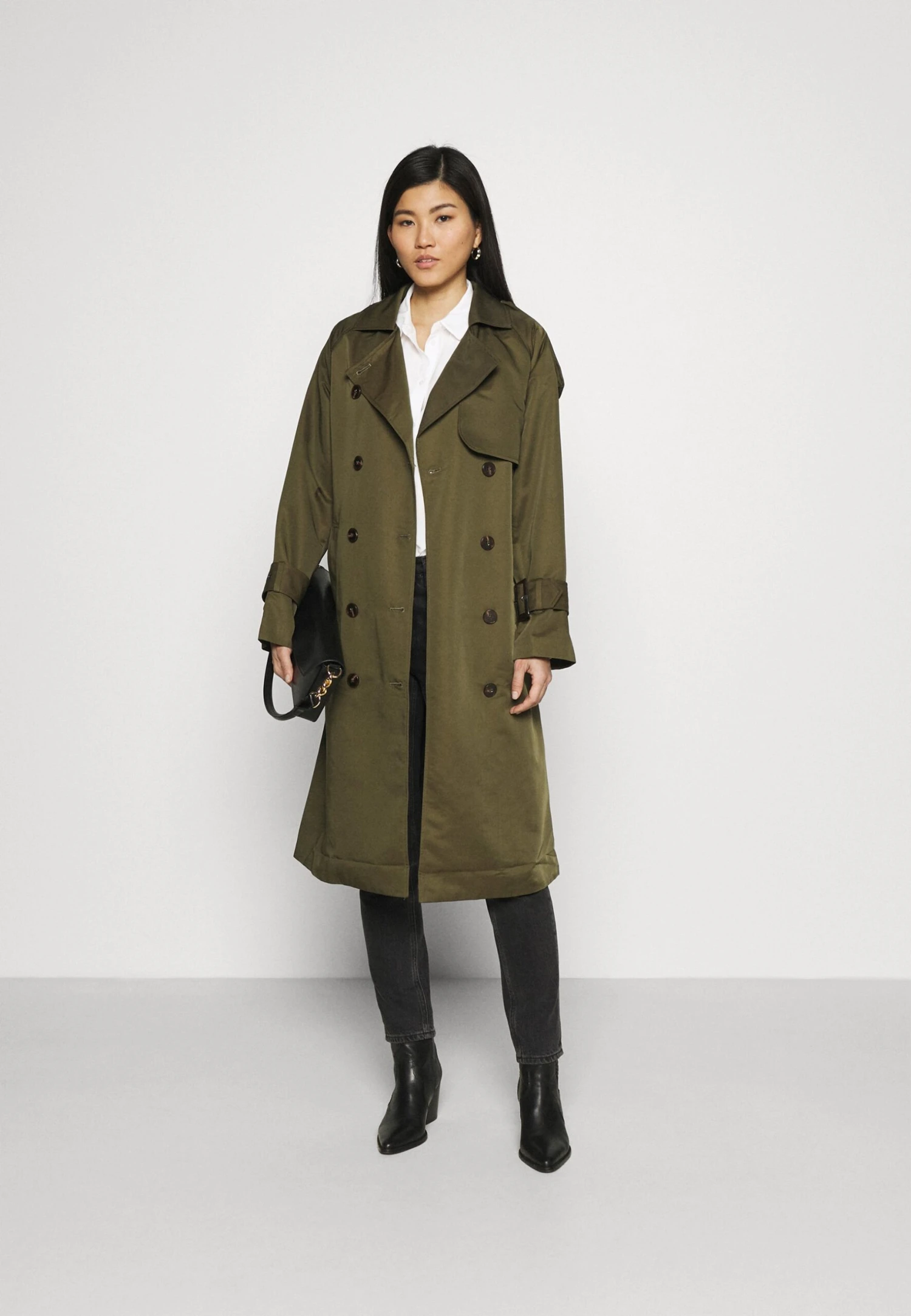 Anna Field Basic Blouse With Front Pockets - Camisa - Offwhite 4 Anna Field Basic Blouse With Front Pockets - Camisa - Offwhite - Imagen 2