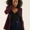 Anna Field Blazer - Bordeaux -Anna Field 519507e583db4e14bec138c19ee571a5