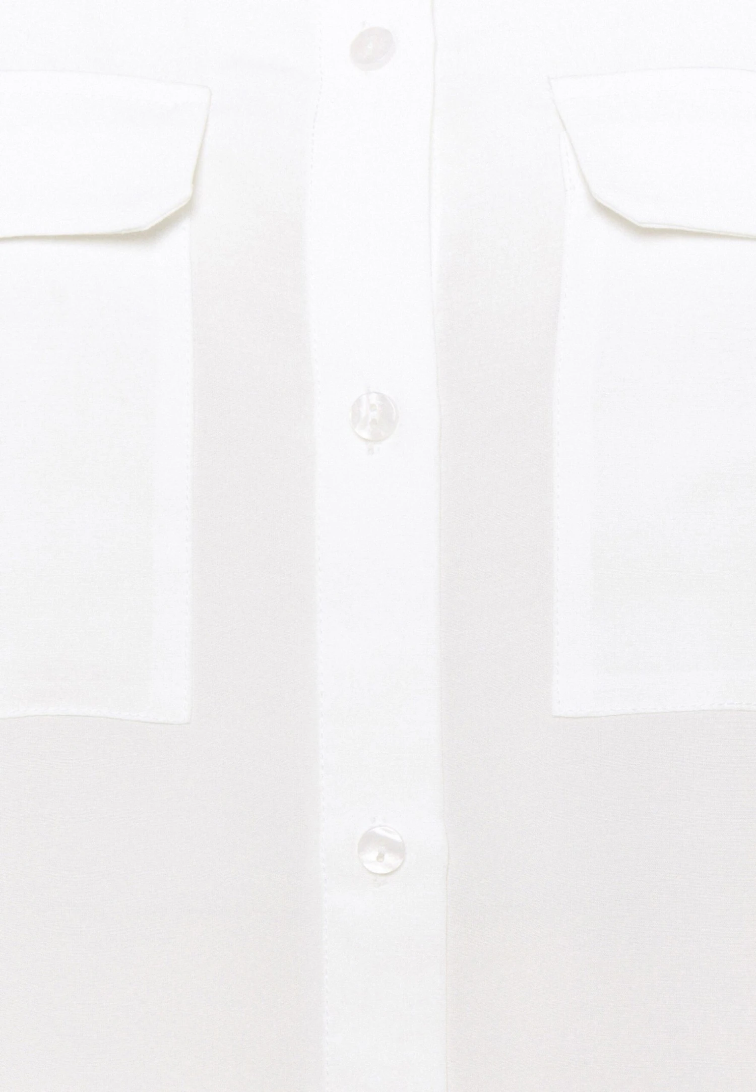 Anna Field Basic Blouse With Front Pockets - Camisa - Offwhite 9 Anna Field Basic Blouse With Front Pockets - Camisa - Offwhite - Imagen 7