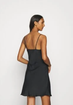 Anna Field Hammered Satin Nightie - Camisón - Black -Anna Field 582eef8b55cc48b49fe9b0e88e2892d9