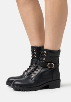 Anna Field Botines Con Cordones - Black