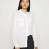 Anna Field Basic Blouse With Front Pockets - Camisa - Offwhite 2 Anna Field Basic Blouse With Front Pockets - Camisa - Offwhite -Anna Field 65551f7cce13477ba27daa38e79f5f44