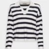 Anna Field Jersey De Punto - Off-White/Dark Blue -Anna Field 6709d54ce8e04d8d95d32c0ded25859c