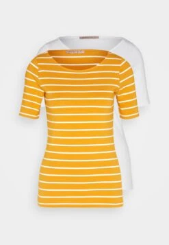 Anna Field Camiseta Estampada - Dark Yellow/White -Anna Field 68c751402ad344f6b49518e6d25e3007