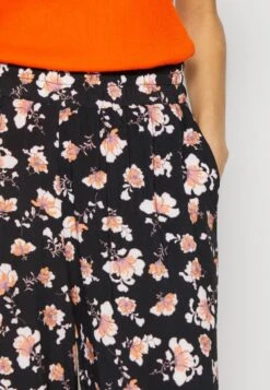 Anna Field Pantalones - Black/Multi-Coloured -Anna Field 696f30ea6def415495d0361676e8953f