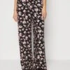 Anna Field Pantalones - Black/Multi-Coloured -Anna Field 6b06219fd04e4edd837f85e32bfc873c