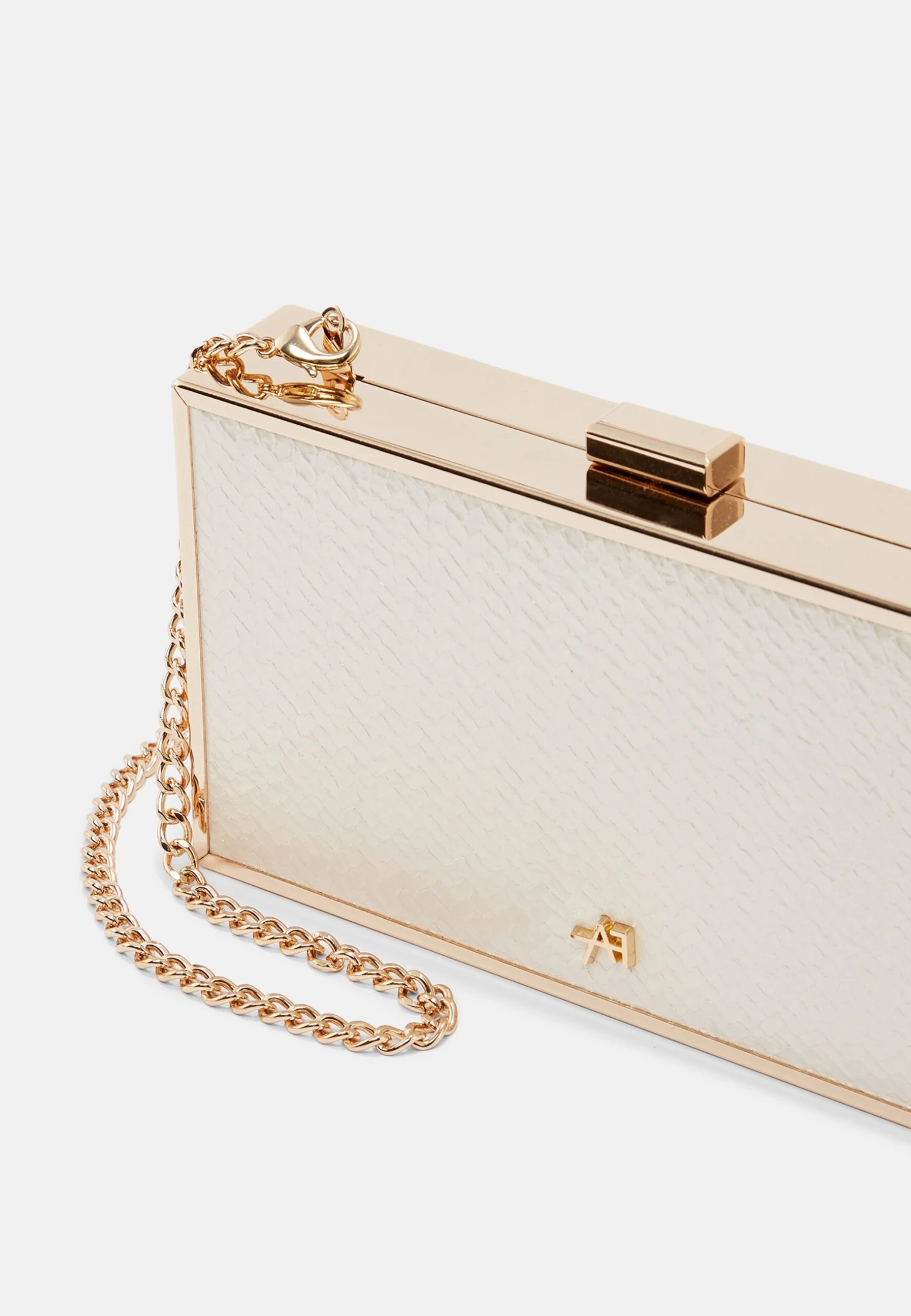 Anna Field Clutch - Gold-Coloured 9 Anna Field Clutch - Gold-Coloured - Image 7