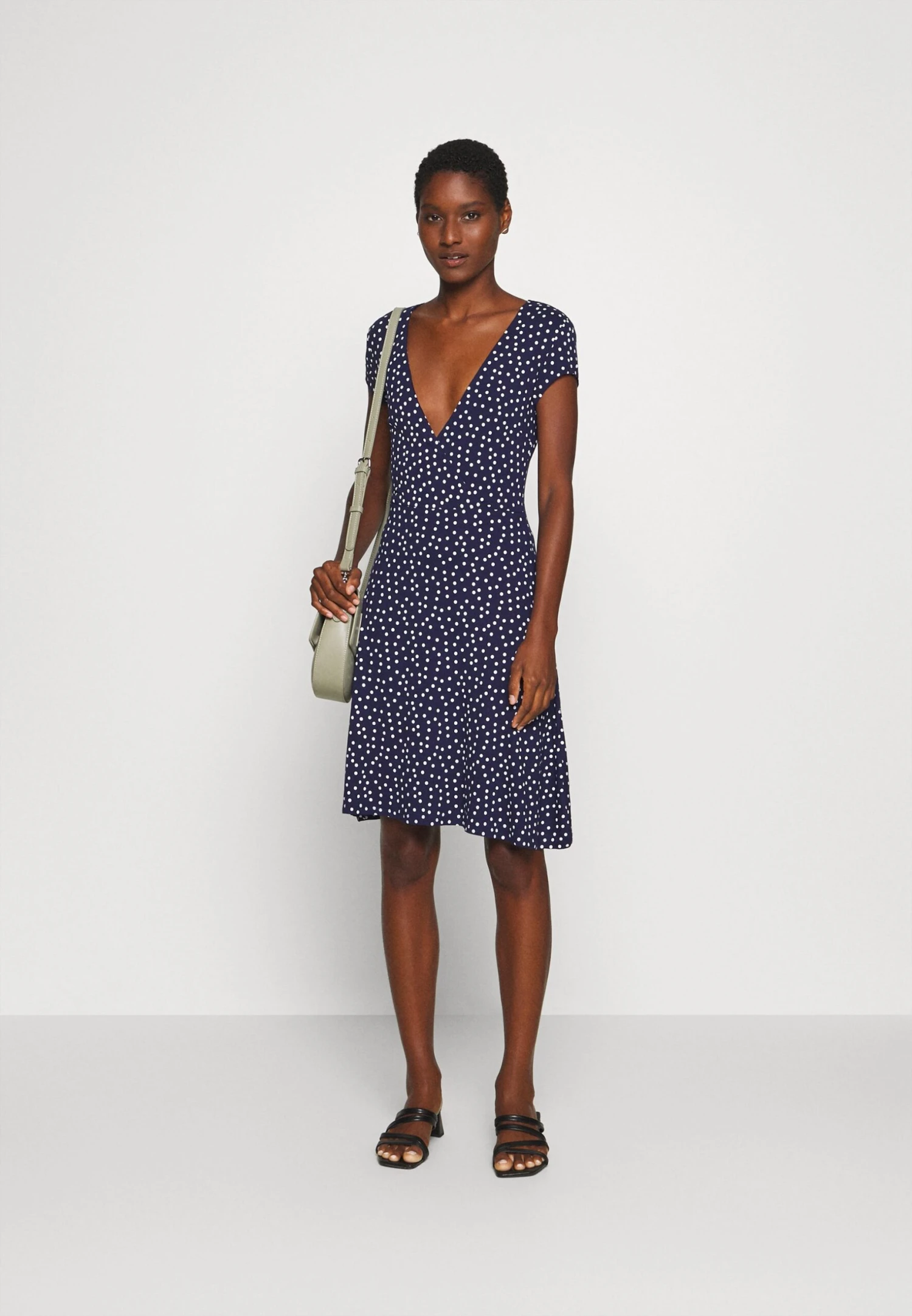 Anna Field Vestido Ligero - Maritime Blue/White 3 Anna Field Vestido Ligero - Maritime Blue/White - Image 2