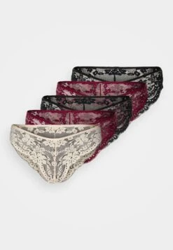 Anna Field 5 Pack - Braguitas - Black/Red/Nude -Anna Field 9651dcf60a24428188d56d9896ab5581