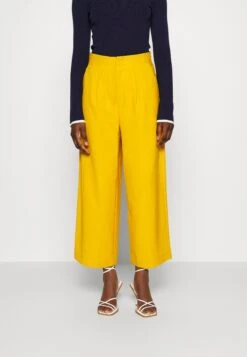 Anna Field Pantalones - Dark Yellow