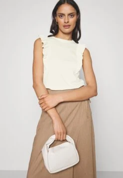 Anna Field Camiseta Básica - Off White -Anna Field aeb82b6435414deb94ce849c6d490884