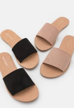 Anna Field 2 Pack - Sandalias Planas - Black/Light Pink -Anna Field cd01a2eca5534b25b701cb0241001eba