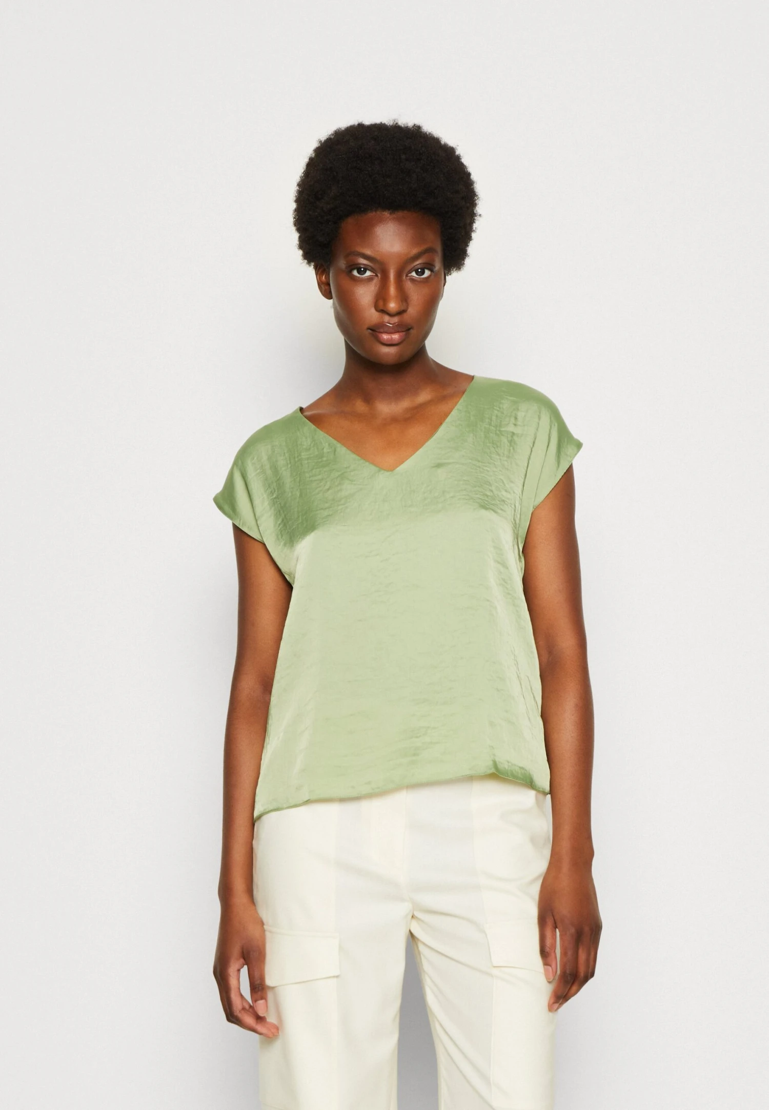 Anna Field Camiseta Básica - Olive 3 Anna Field Camiseta Básica - Olive