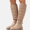 Anna Field Botas Con Plataforma - Beige