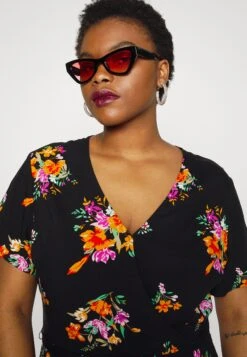 Wrap Dress High Low Hem - Vestido Informal - Black -Anna Field e2c08b40c17b4e388398df3b167883e4