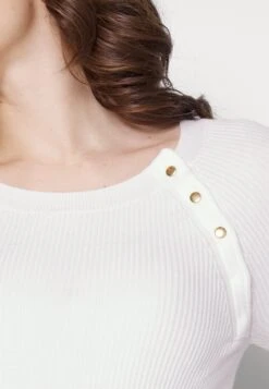 Nursing - Button Opening - Jersey De Punto - White -Anna Field e79510013e6b49b8ab7bda1d3a183bb5