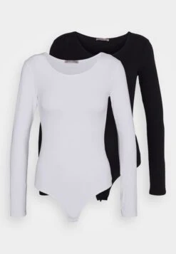 Anna Field 2 Pack - Body - Black/White 12 Anna Field 2 Pack - Body - Black/White -Anna Field ee9b43196fd4458786a3fd0b67a37230