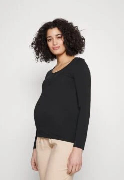 Camiseta De Manga Larga - Black